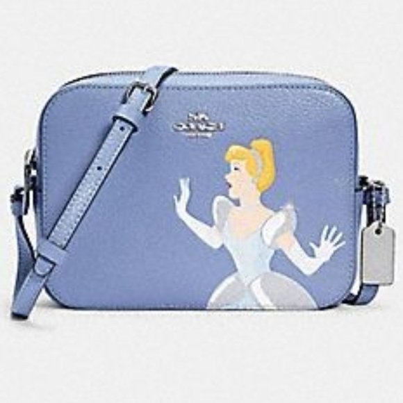Coach Handbags - NWT Disney X Coach Princess Cinderella Leather Mini Camera Crossbody Hand Bag